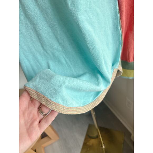 Zaket & Plover Womens Small Colorblock Crewneck Sweater Long Sleeve Pocket Knit - Picture 5 of 8